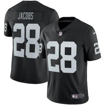 mens nike josh jacobs black las vegas raiders vapor limited